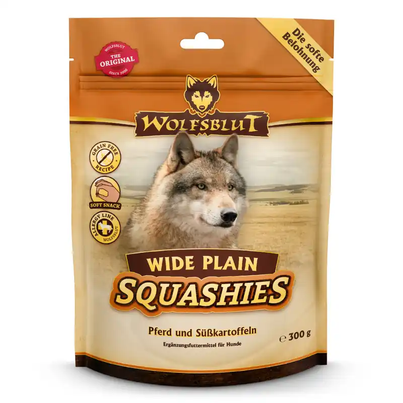 WOLFSBLUT Snack Squashies Wide Plain 300 g Neuheit